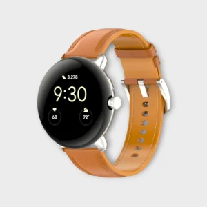 Google Pixel Watch Straps Leather Brown