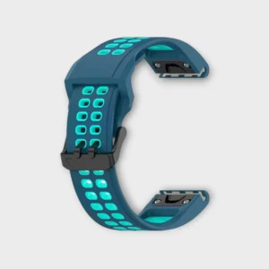 Garmin Quick Fit Silicone Strap 20mm 22mm 26mm Blue blue