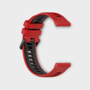 Garmin Quick Release Silicone Strap 18mm 22mm Red Black