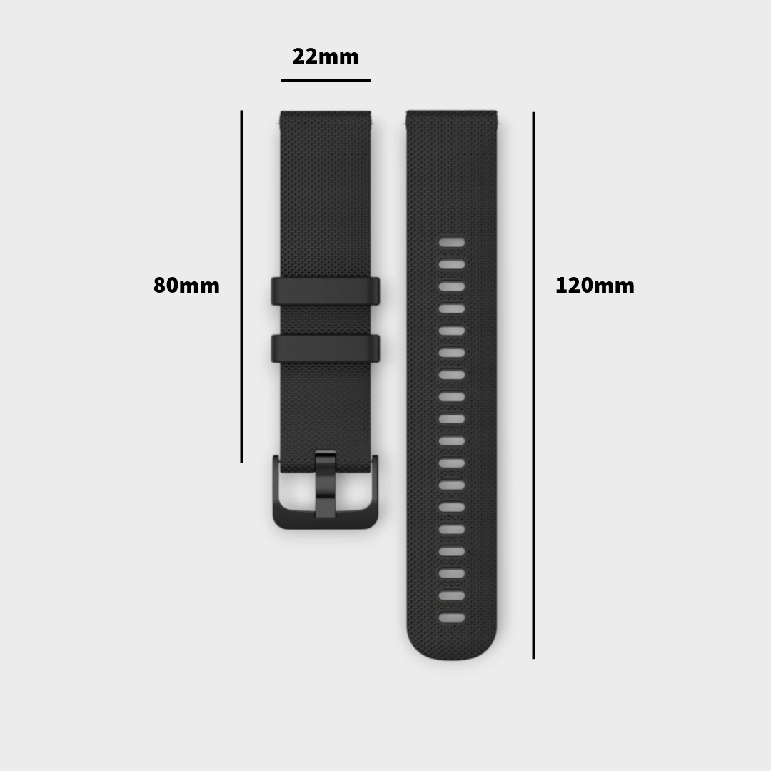Garmin Quick Release Strap Dimensions 22mm
