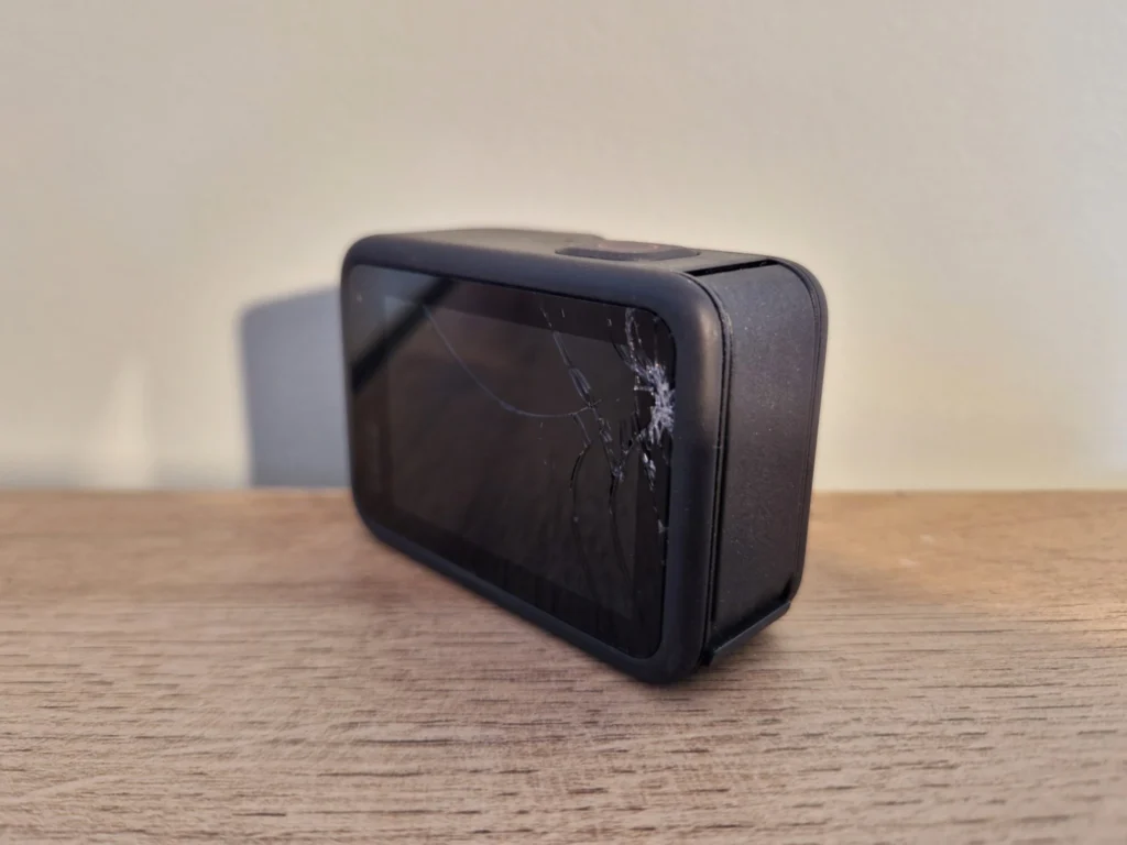 GoPro Hero 10 before repair