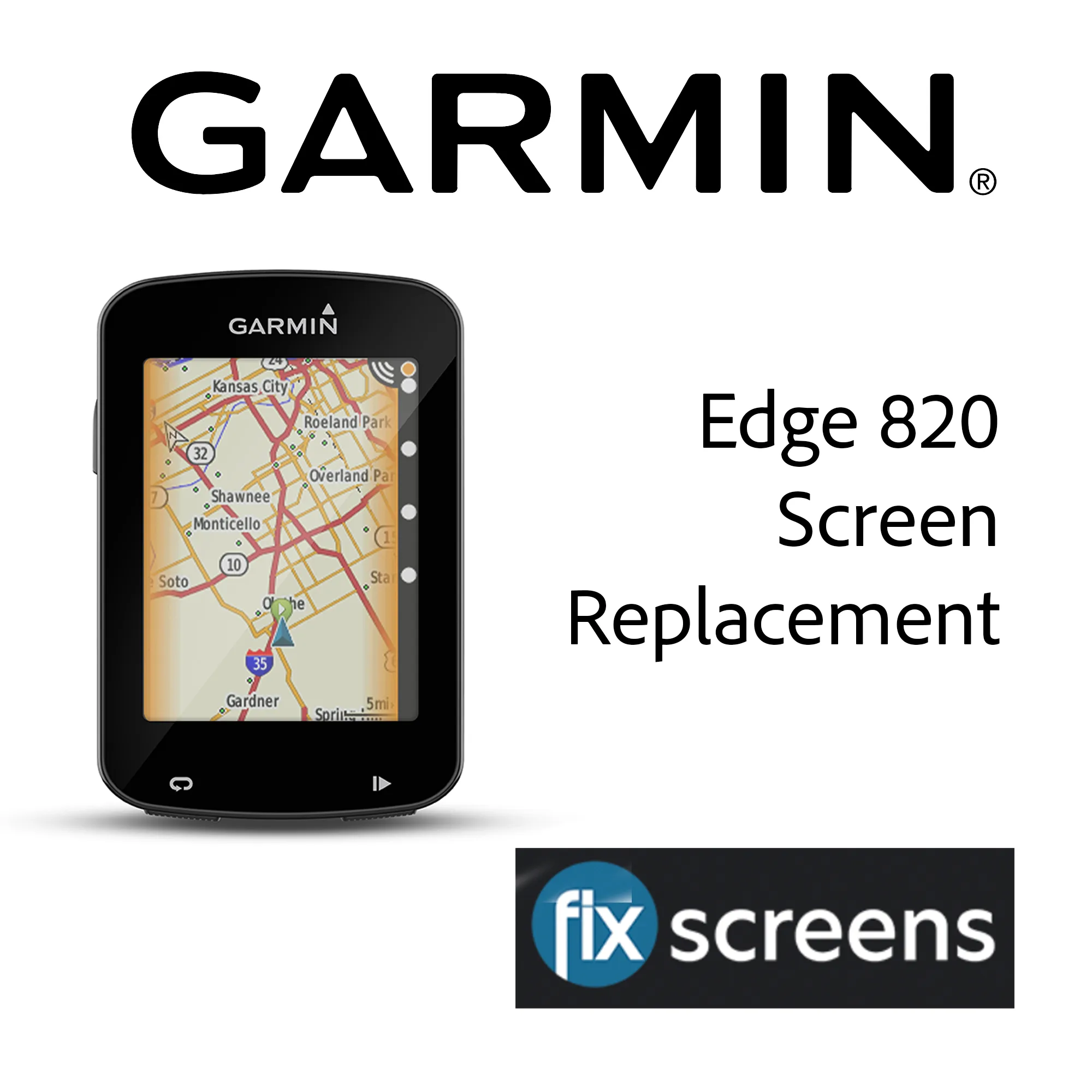 Garmin Edge 820 Screen Replacement