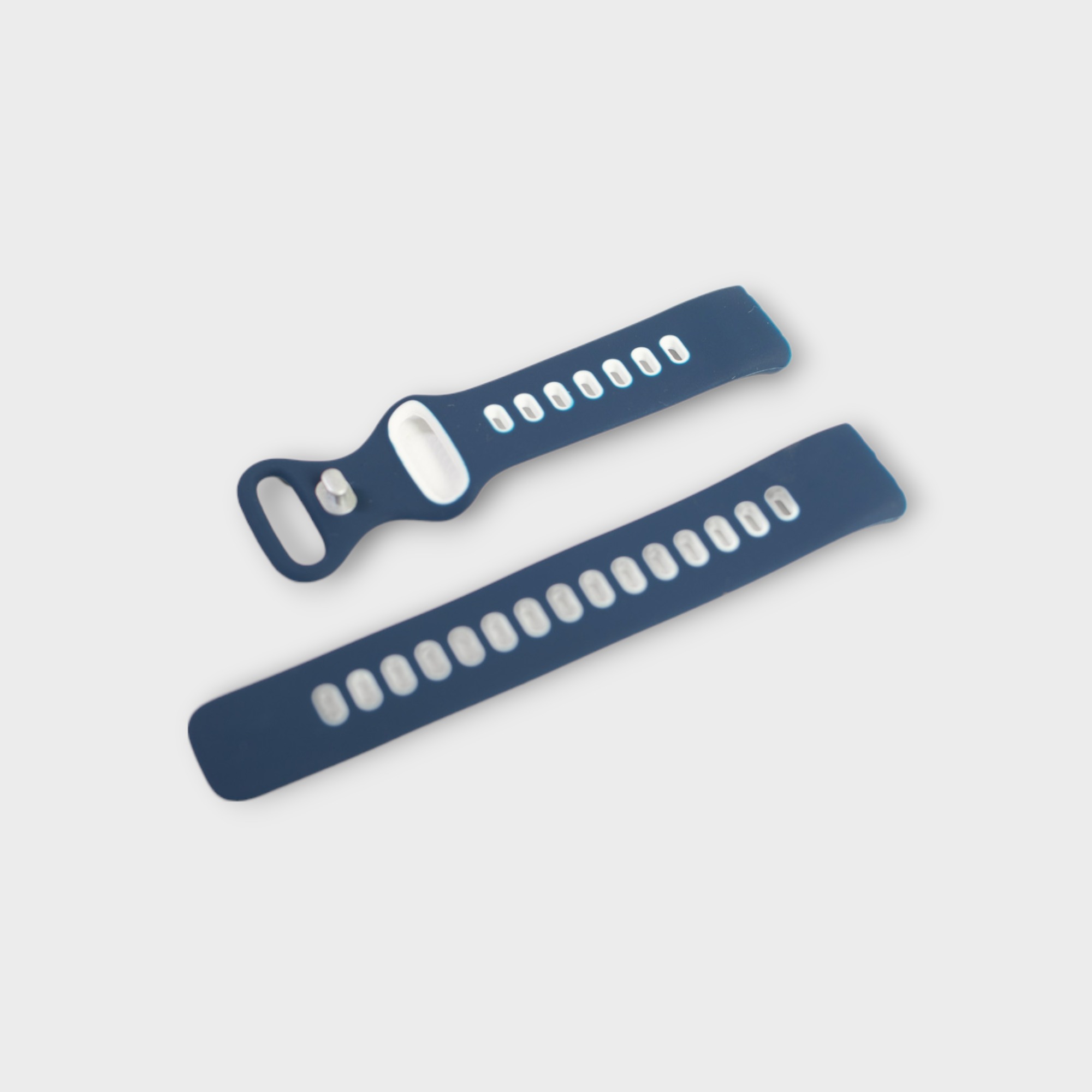 Fitbit Charge 6 Dual Colour Silicone Strap - Blue:White