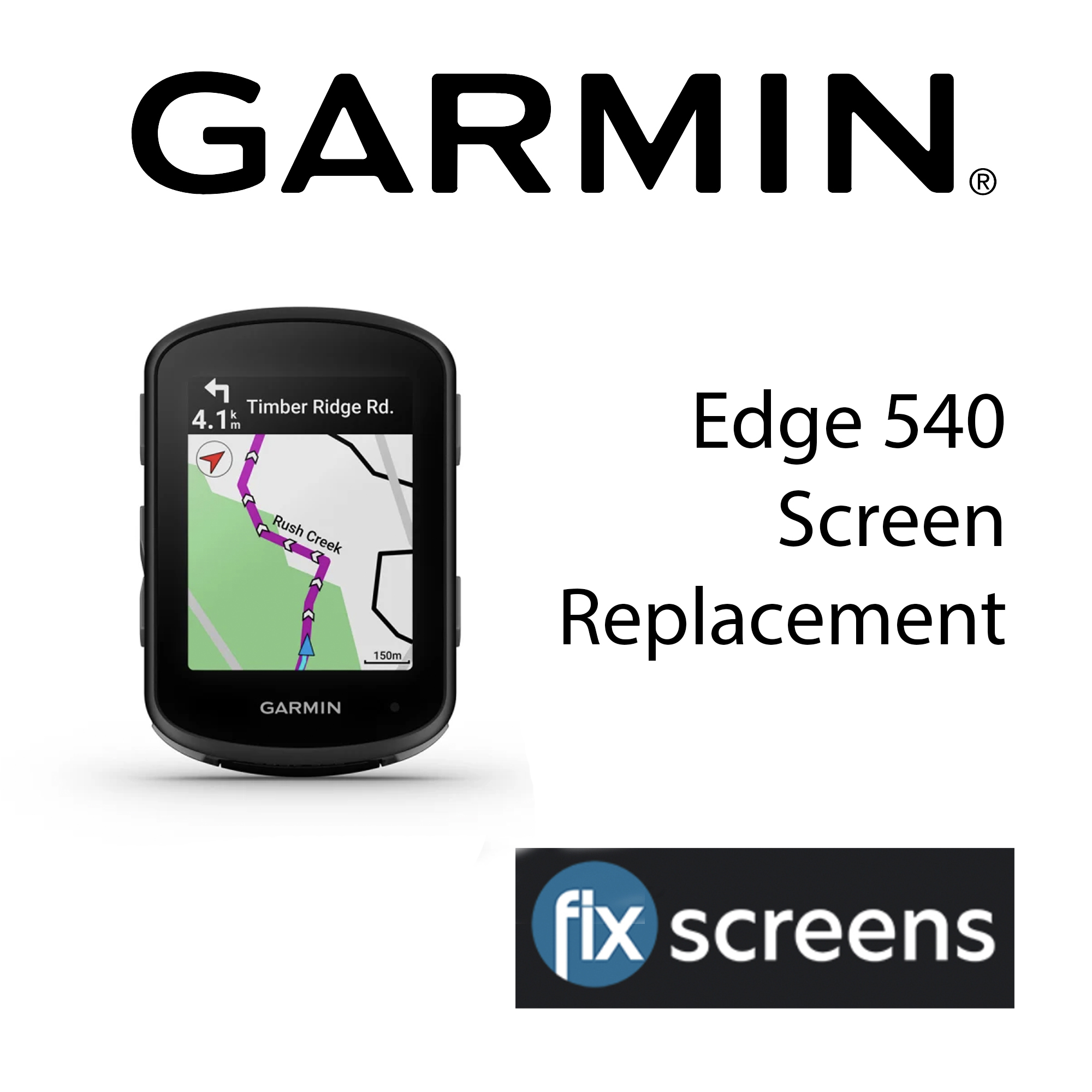 Garmin Edge 540 Screen Replacement