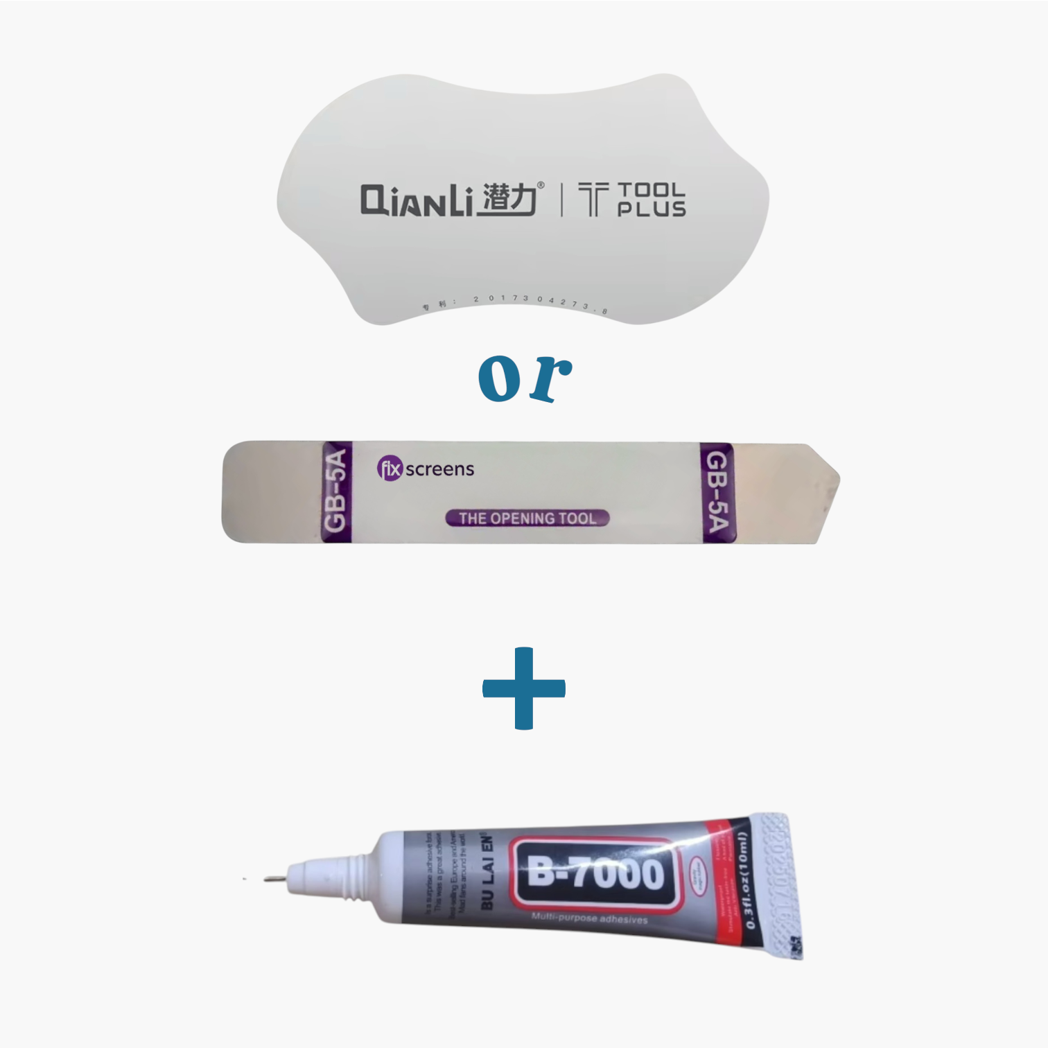 Screen Repair Essentials: Precision Pry Tool + Industrial Grade Adhesive