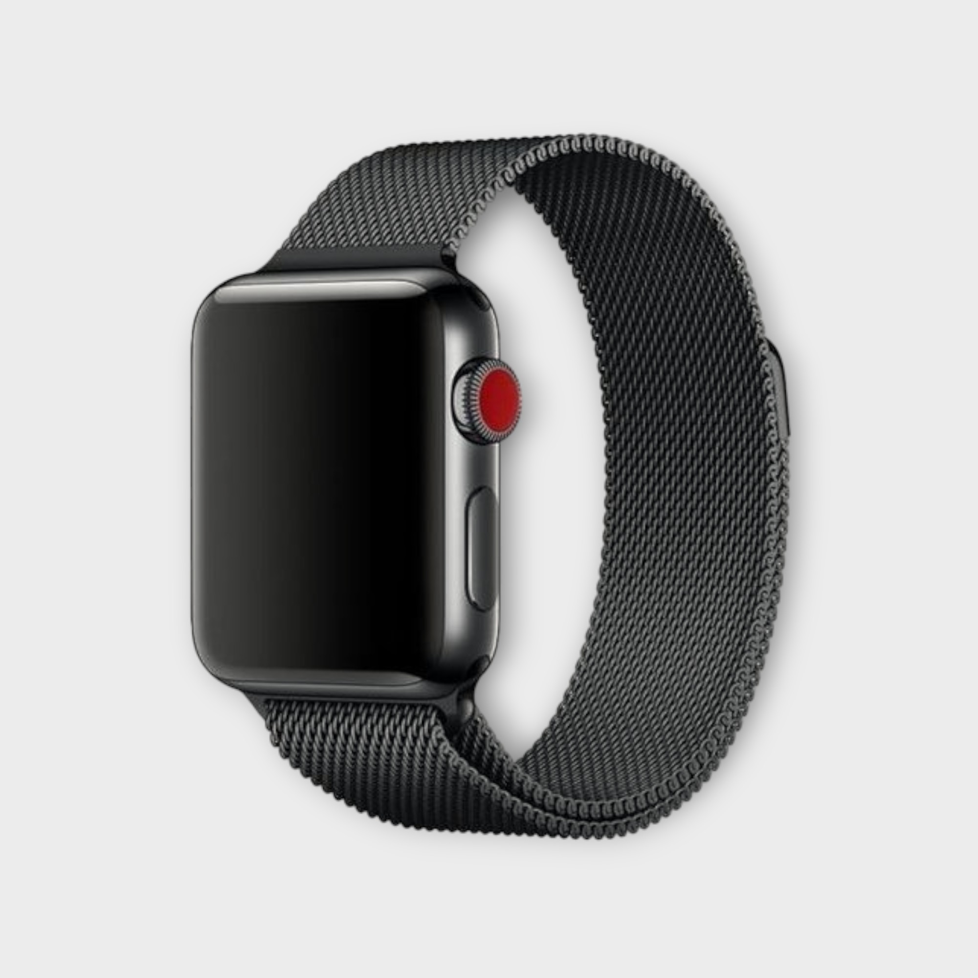 Apple Milanese Strap Black-Photoroom