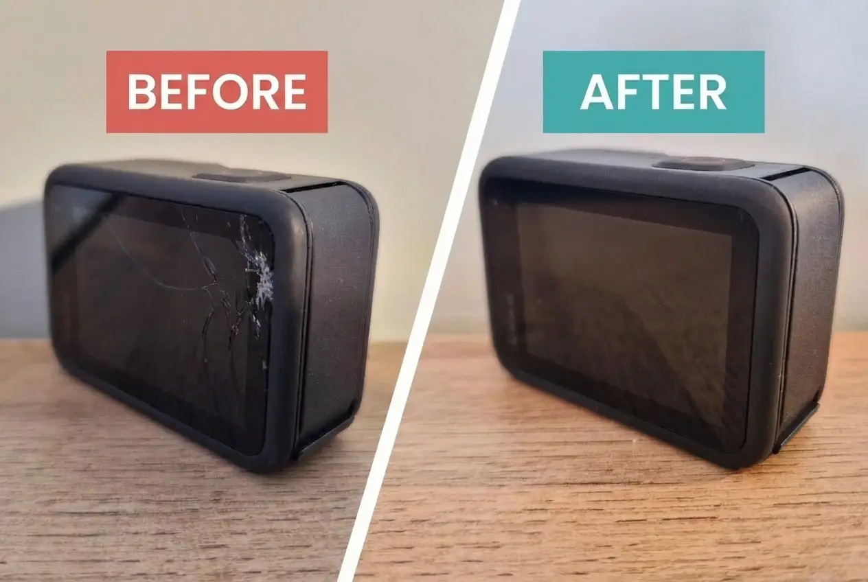 GoPro Before & After Screen Repair